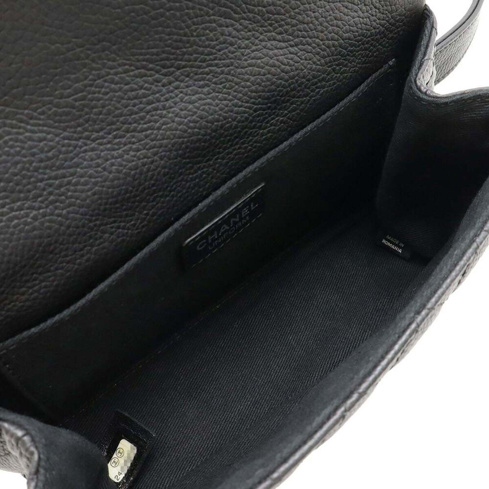 CHANEL Black Caviar Leather Clutch Bag - Picture 6 of 7